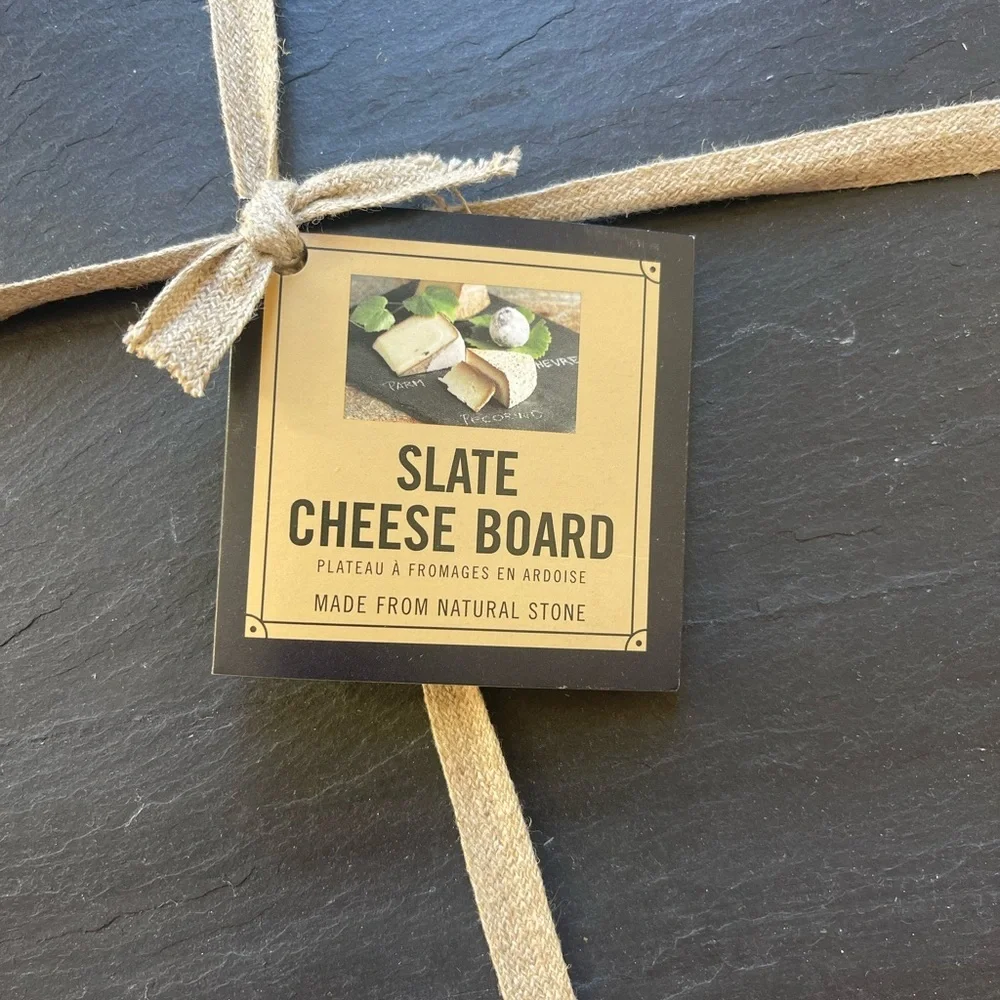 Brand New Williams Sonoma Slate Cheese Board